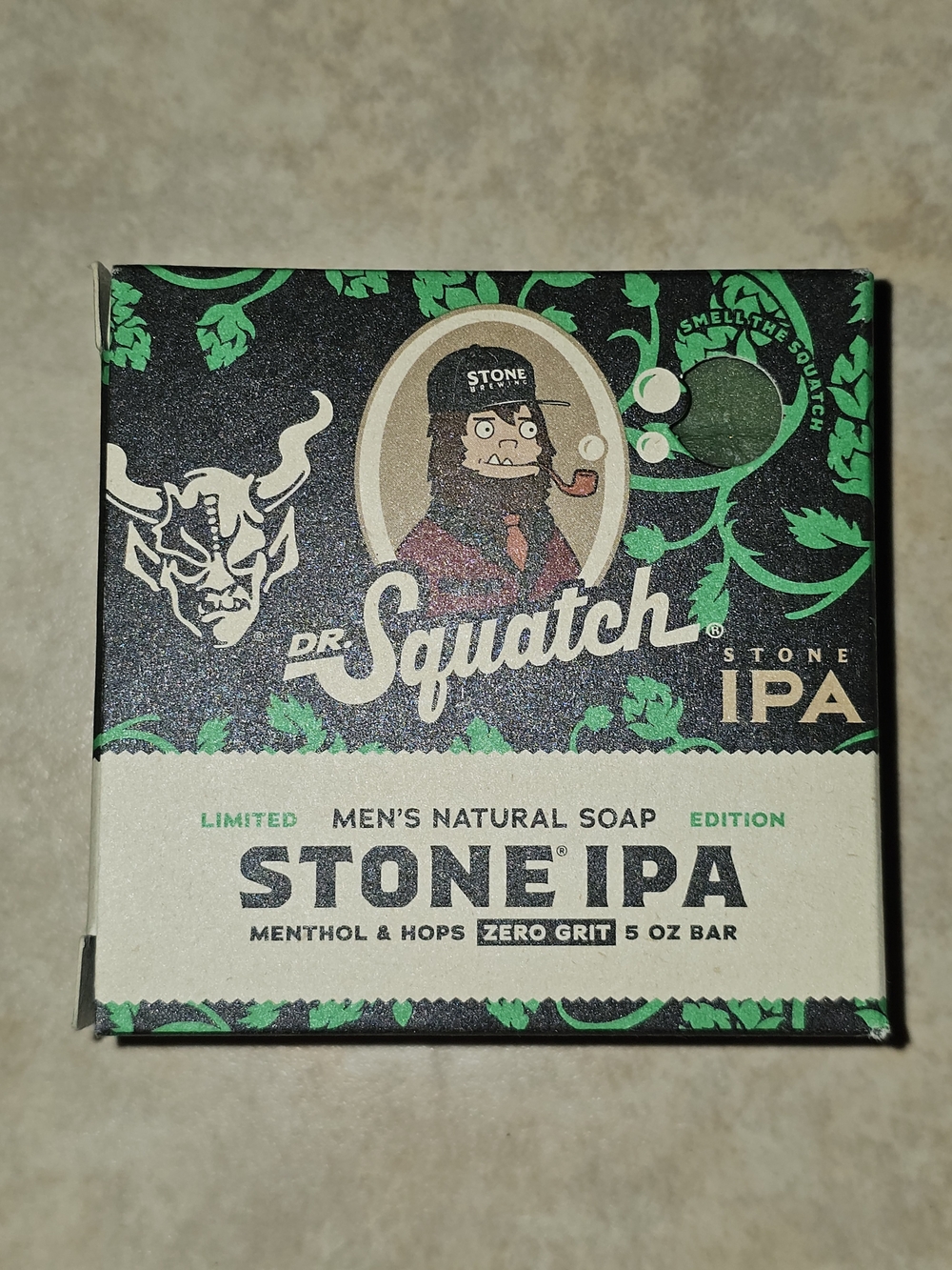 Stone IPA Men's Natural Soap - Green